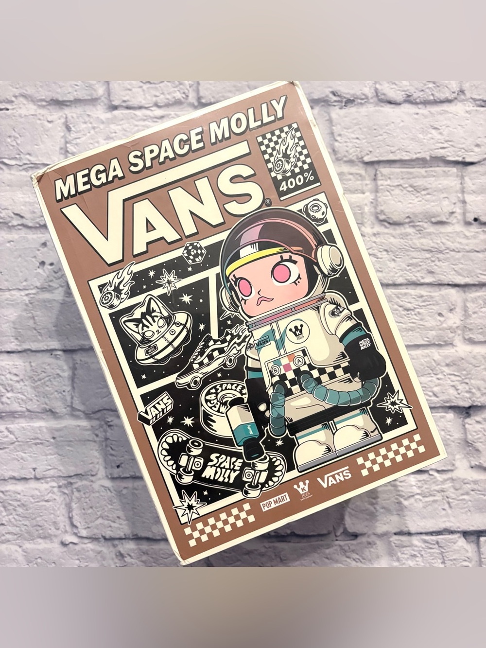 NIB PopMart x Vans “Mega Space Molly” 400% mega figure